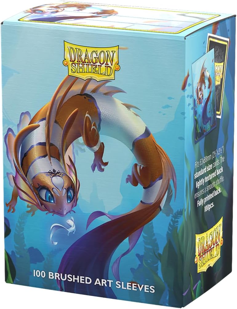 Dragon Shield | Brushed Art Sleeves | Cinderfin | 100 CT | Arkham Games and Comics