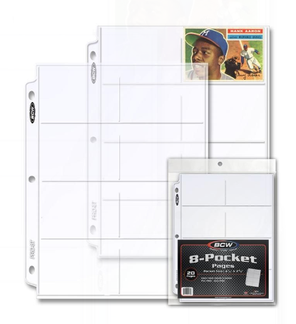 Pro 8-Pocket Page (20 CT. Pack) | Arkham Games and Comics