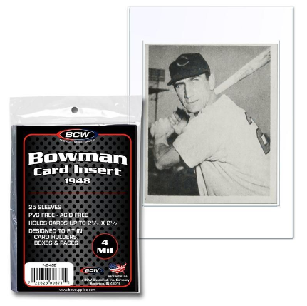 48 Bowman Insert Sleeves | Arkham Games and Comics