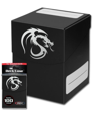 Deck Case - Large - Black | Arkham Games and Comics