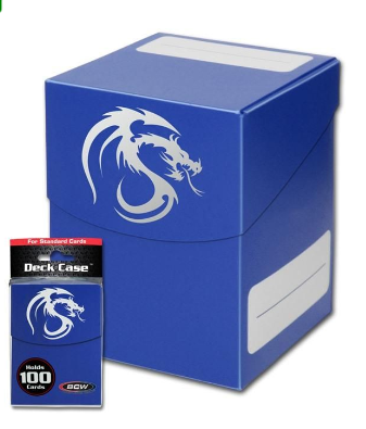 Deck Case - Large - Blue | Arkham Games and Comics