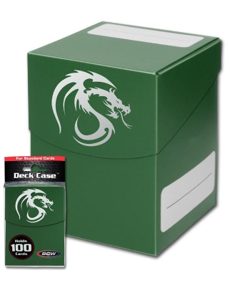 Deck Case - Large - Green | Arkham Games and Comics