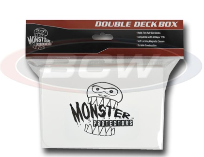 Double Deck Box - Matte White | Arkham Games and Comics