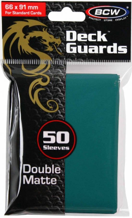 Deck Guard - Double Matte - Teal | Arkham Games and Comics