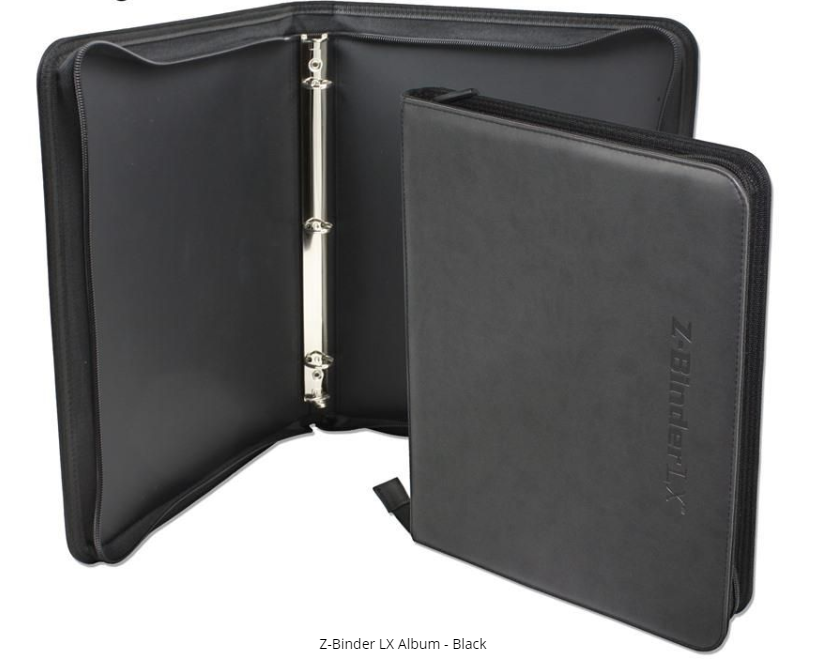 Z-Binder LX Album - Black | Arkham Games and Comics