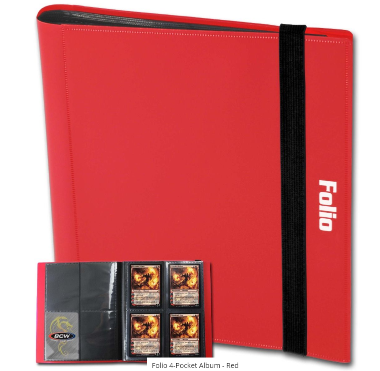 Folio 4-Pocket Album - Red | Arkham Games and Comics