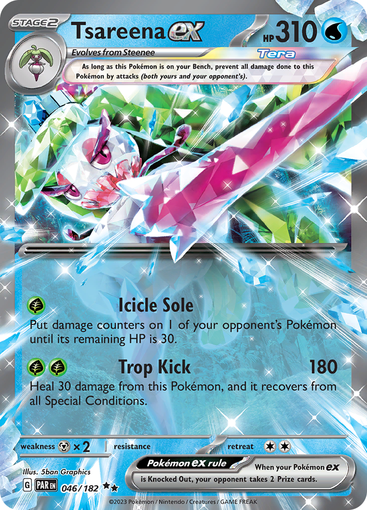 Tsareena ex (046/182) [Scarlet & Violet: Paradox Rift] | Arkham Games and Comics