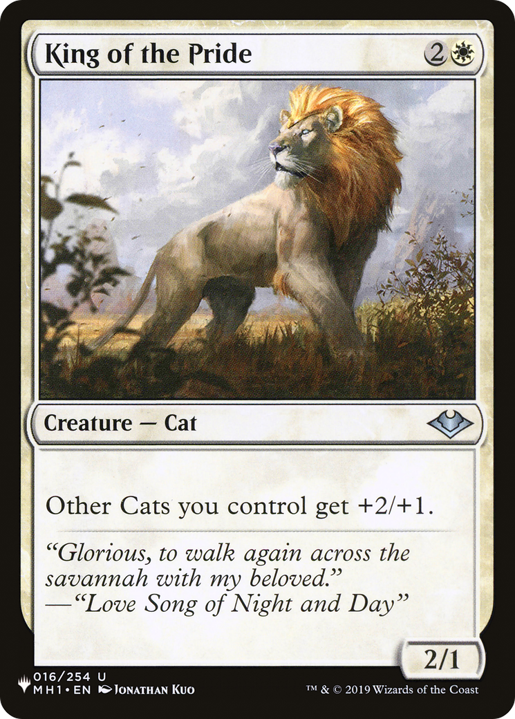 King of the Pride [The List] | Arkham Games and Comics