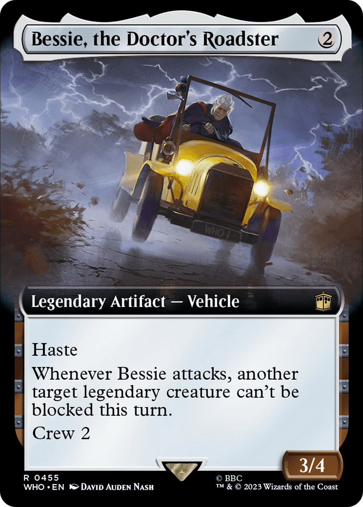 Bessie, the Doctor's Roadster (Extended Art) [Doctor Who] | Arkham Games and Comics