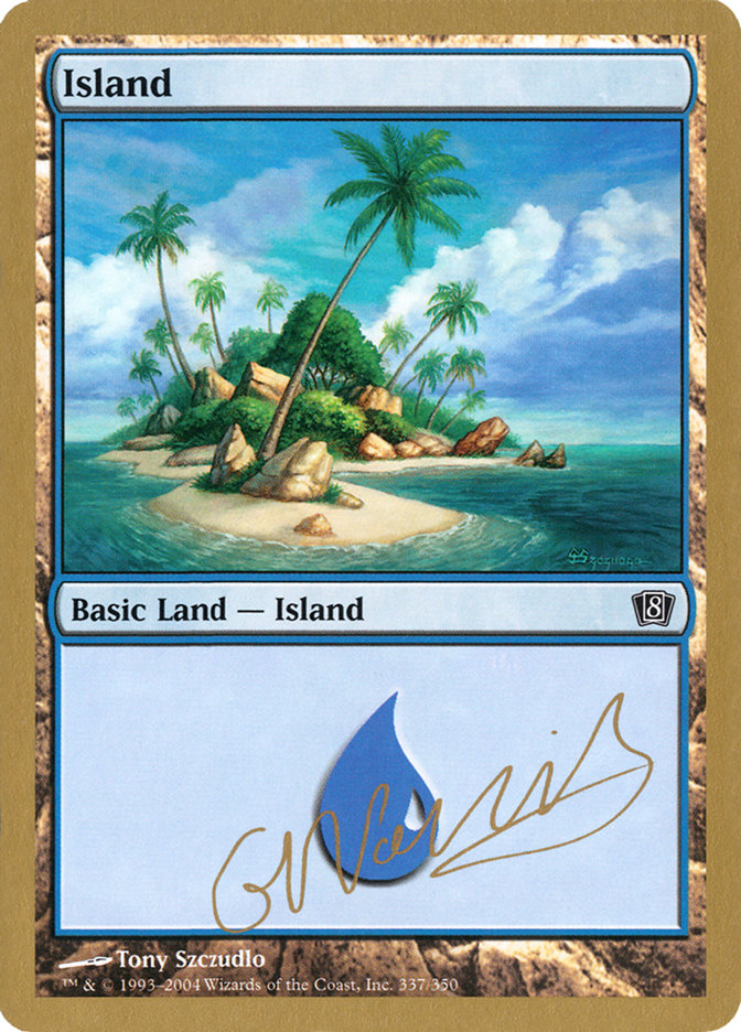 Island (gn337) (Gabriel Nassif) [World Championship Decks 2004] | Arkham Games and Comics