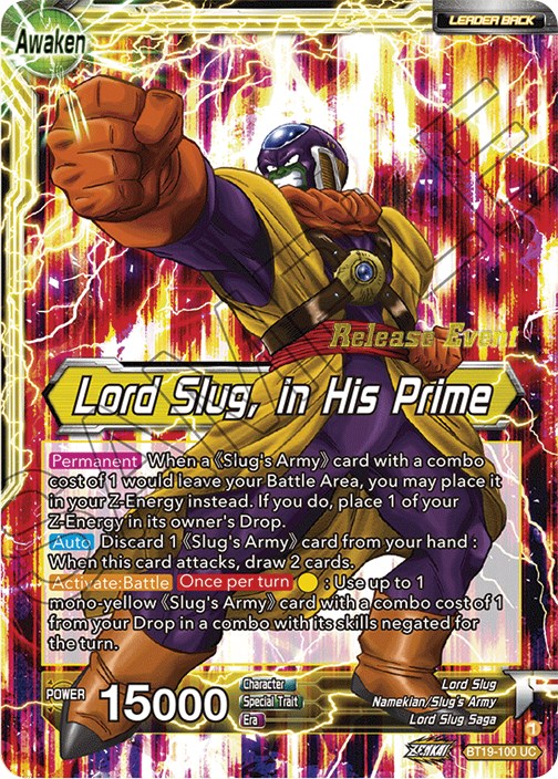 Lord Slug // Lord Slug, in His Prime (Fighter's Ambition Holiday Pack) (BT19-100) [Tournament Promotion Cards] | Arkham Games and Comics