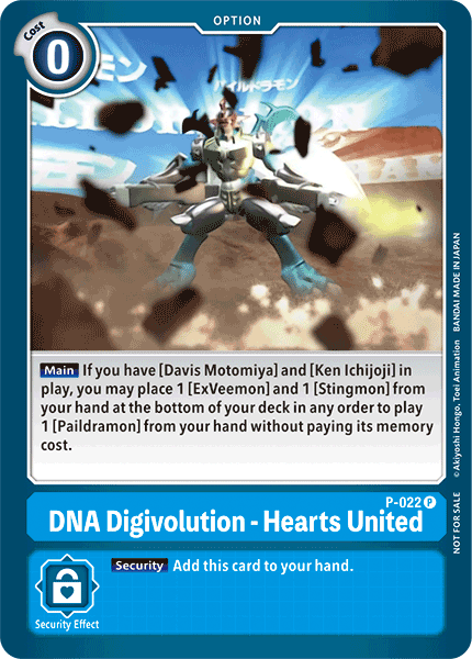 DNA Digivolution - Hearts United [P-022] [Promotional Cards] | Arkham Games and Comics