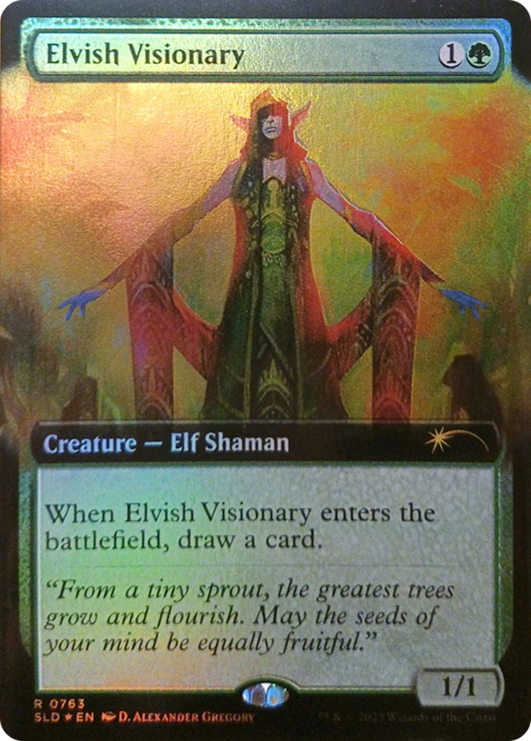 Elvish Visionary (Extended Art) [Secret Lair Drop Series] | Arkham Games and Comics