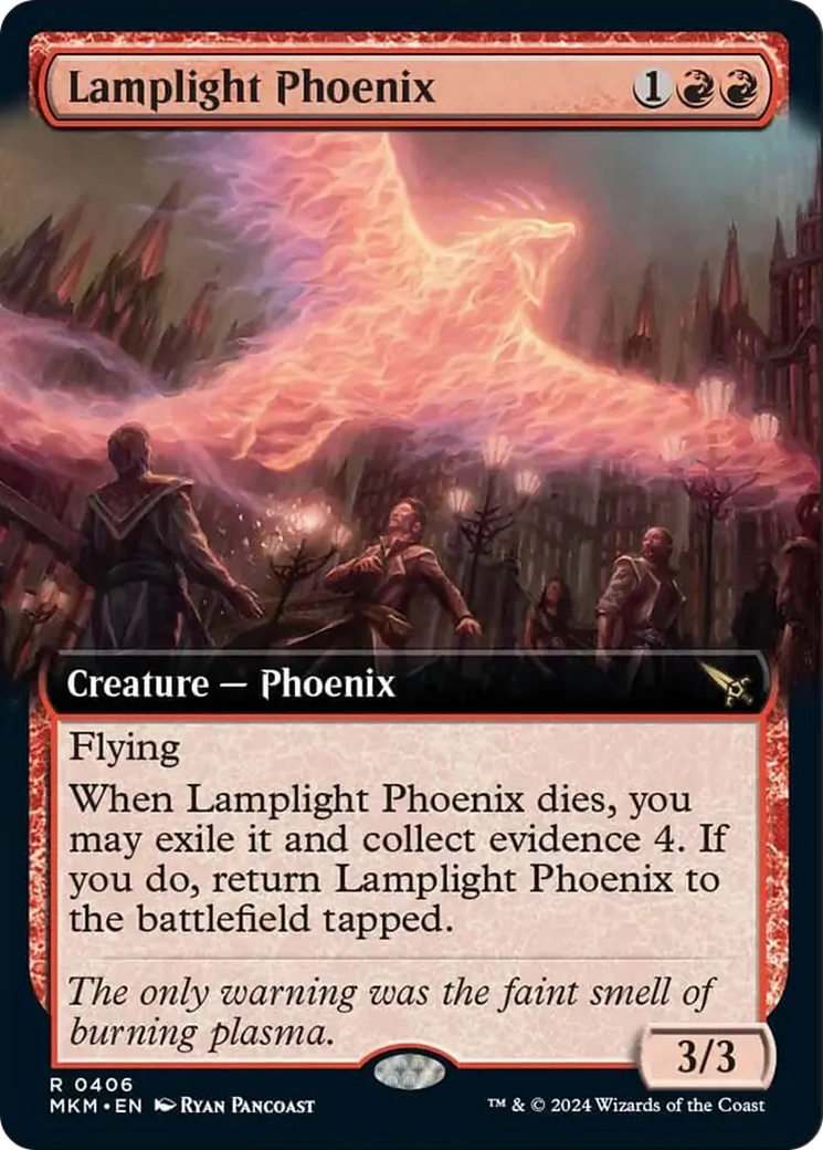 Lamplight Phoenix (Extended Art) [Murders at Karlov Manor] | Arkham Games and Comics