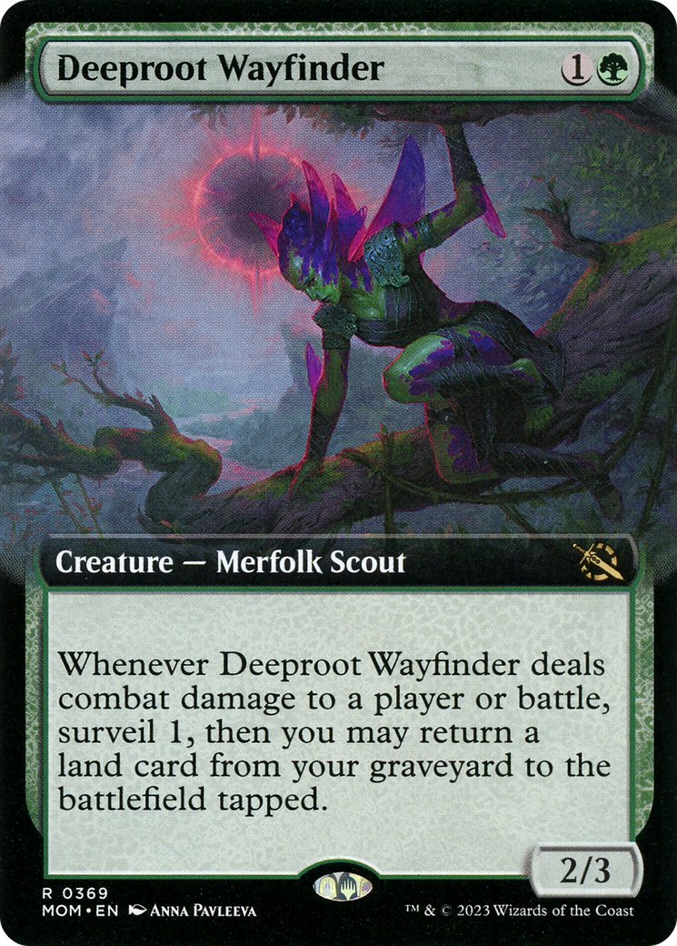 Deeproot Wayfinder (Extended Art) [March of the Machine] | Arkham Games and Comics