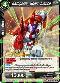 Katopesla, Sonic Justice (Divine Multiverse Draft Tournament) (DB2-148) [Tournament Promotion Cards] | Arkham Games and Comics