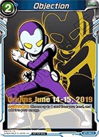 Objection (Origins 2019) (BT1-052_PR) [Tournament Promotion Cards] | Arkham Games and Comics