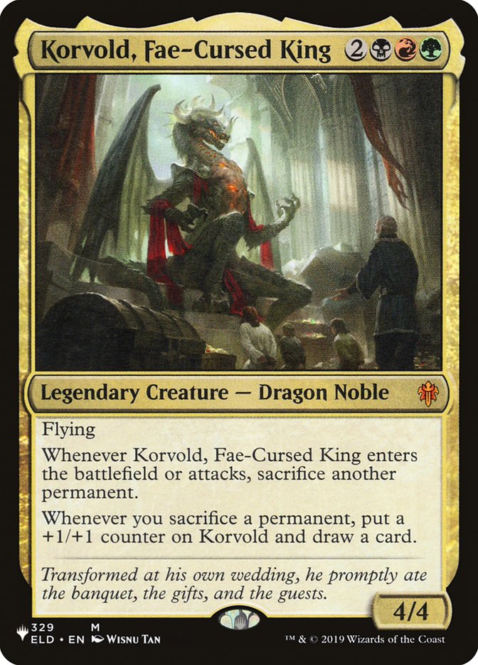 Korvold, Fae-Cursed King [The List] | Arkham Games and Comics