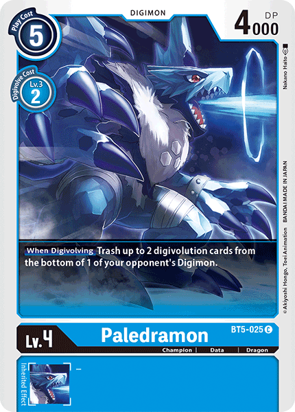 PaleDramon [BT5-025] [Battle of Omni] | Arkham Games and Comics