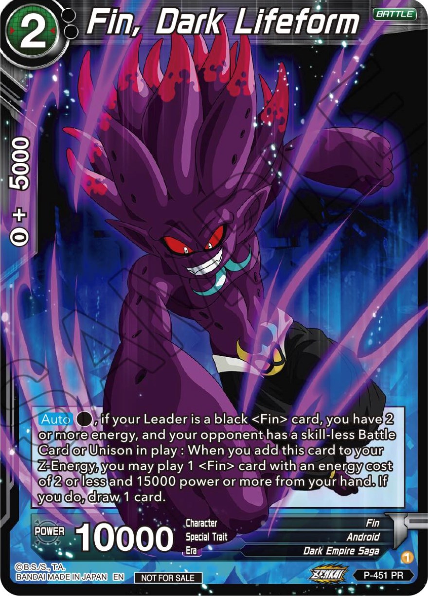 Fin, Dark Lifeform (P-451) [Tournament Promotion Cards] | Arkham Games and Comics