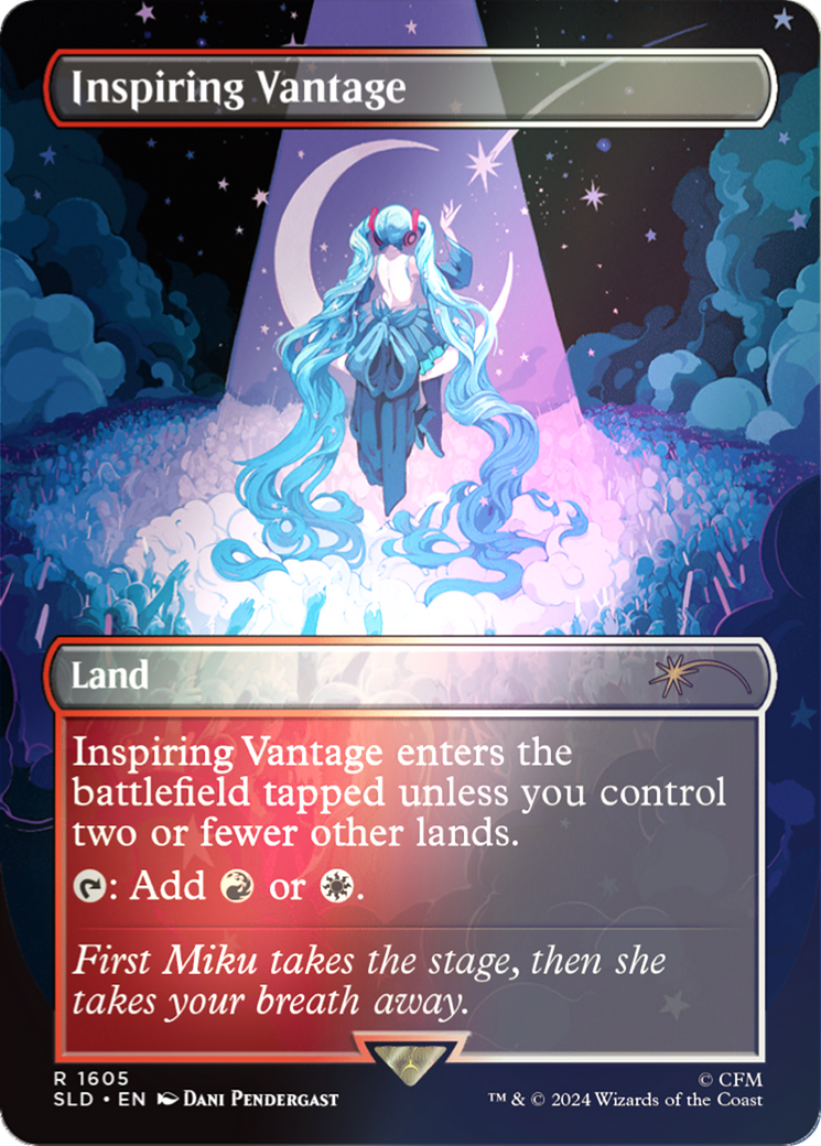 Inspiring Vantage (1605) (Rainbow Foil) [Secret Lair Drop Series] | Arkham Games and Comics