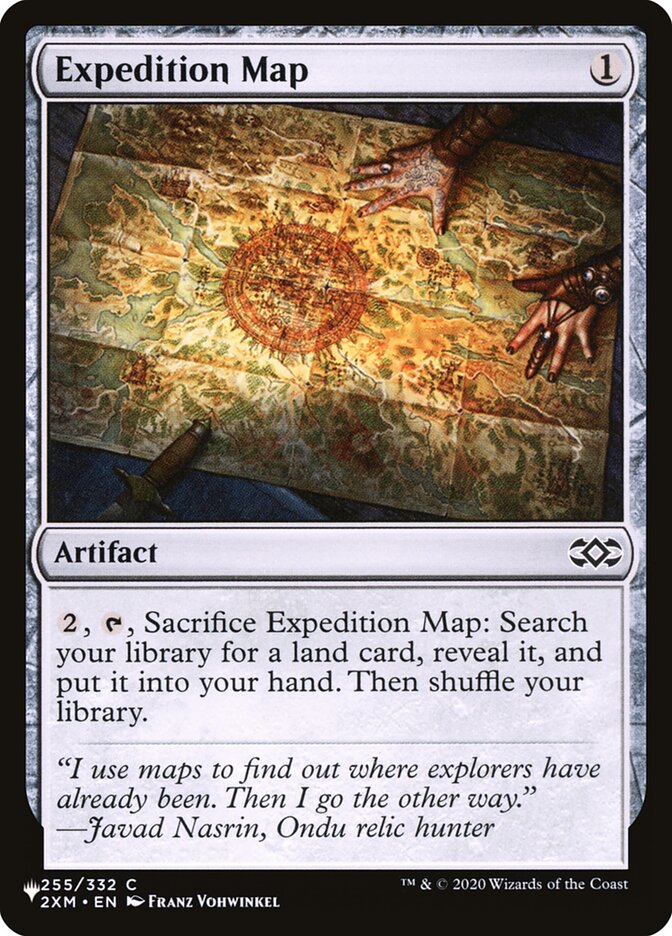 Expedition Map [The List] | Arkham Games and Comics