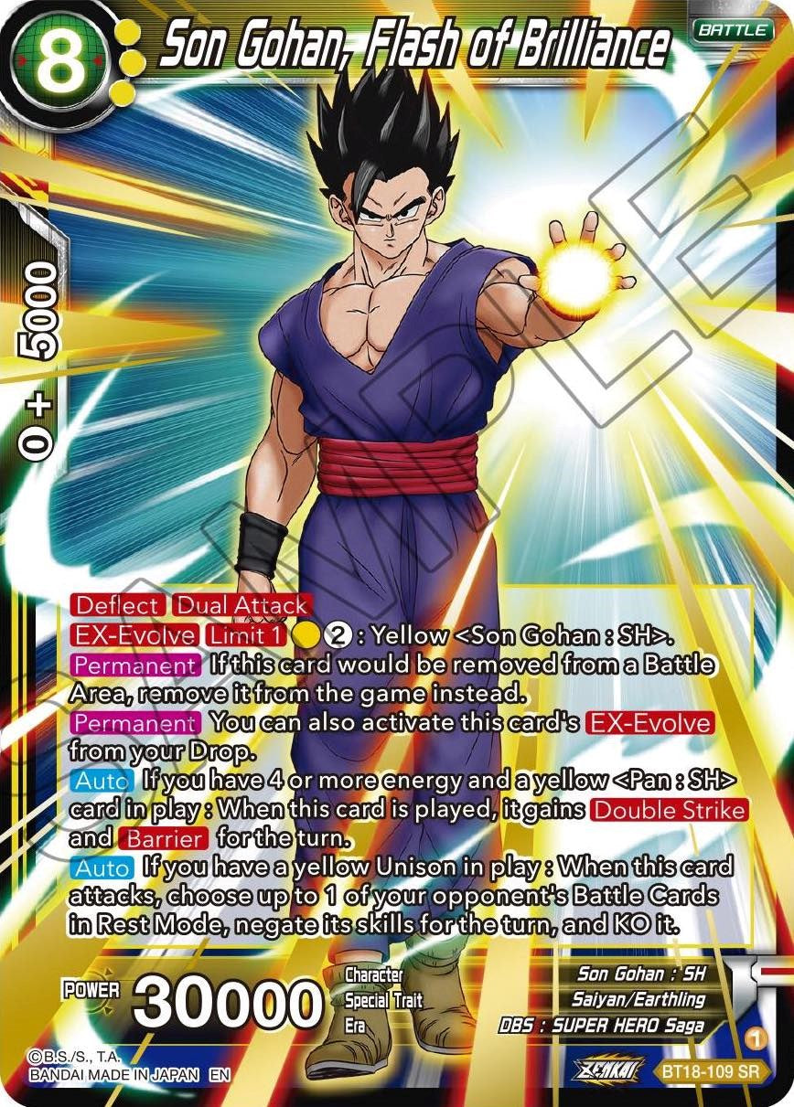 Son Gohan, Flash of Brilliance (BT18-109) [Promotion Cards] | Arkham Games and Comics