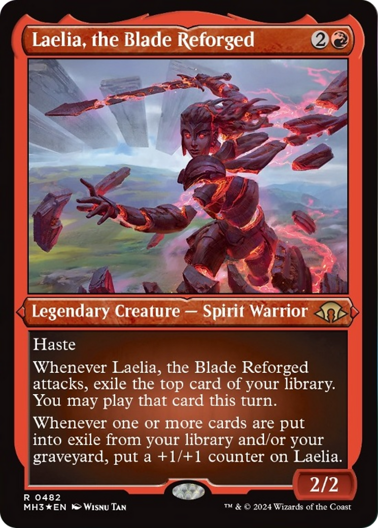 Laelia, the Blade Reforged (Foil Etched) [Modern Horizons 3] | Arkham Games and Comics