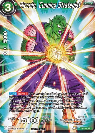 Piccolo, Cunning Strategist (Power Booster) (P-114) [Promotion Cards] | Arkham Games and Comics