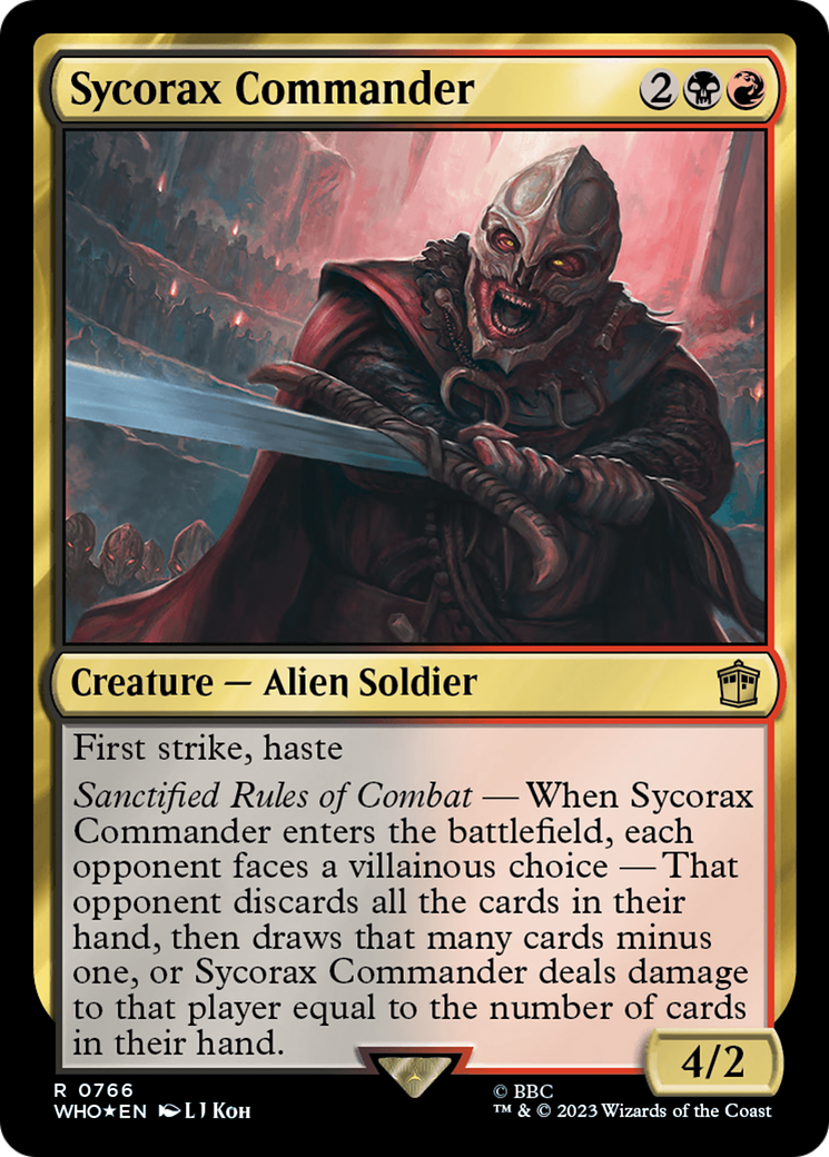 Sycorax Commander (Surge Foil) [Doctor Who] | Arkham Games and Comics