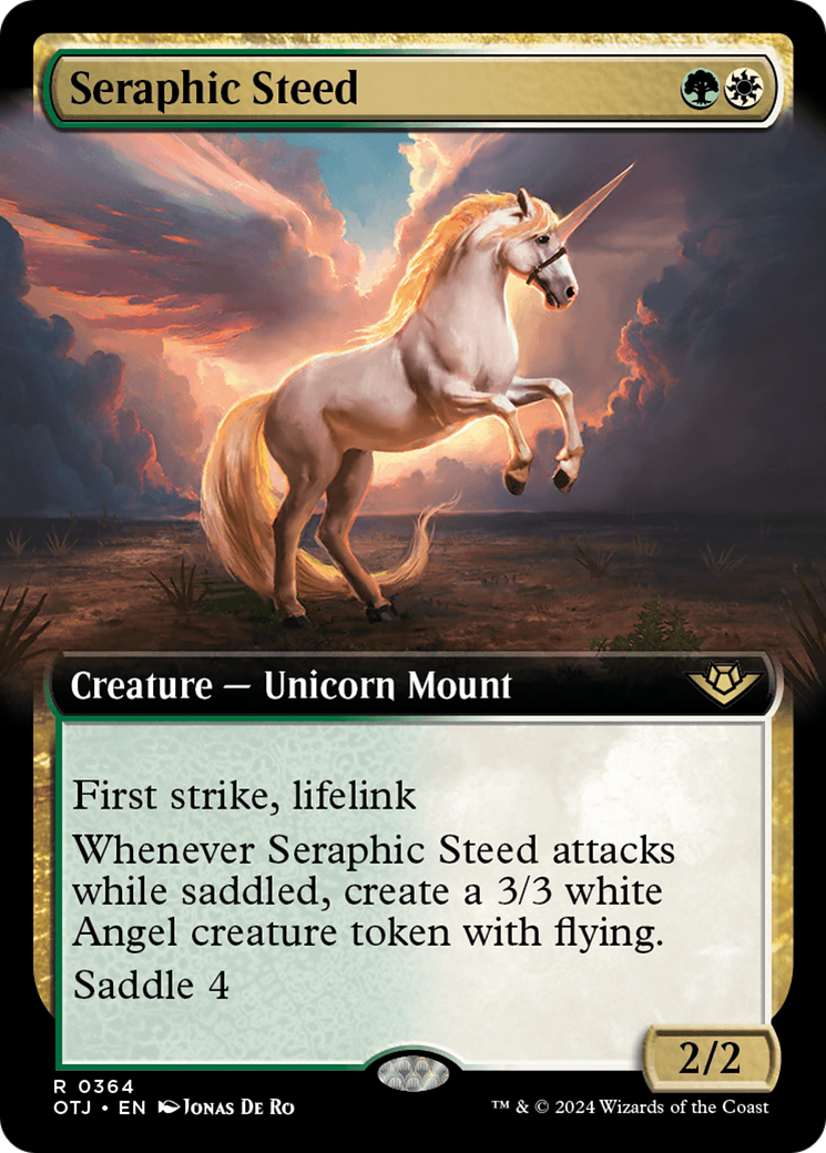 Seraphic Steed (Extended Art) [Outlaws of Thunder Junction] | Arkham Games and Comics