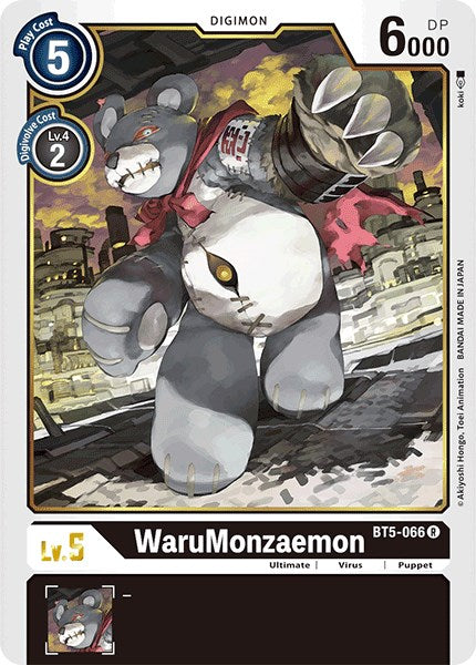 WaruMonzaemon [BT5-066] (Demo Deck Exclusive) [Battle of Omni Promos] | Arkham Games and Comics