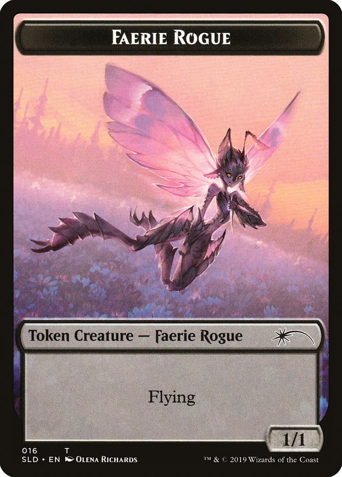 Faerie Rogue Token (016) [Secret Lair Drop Series] | Arkham Games and Comics