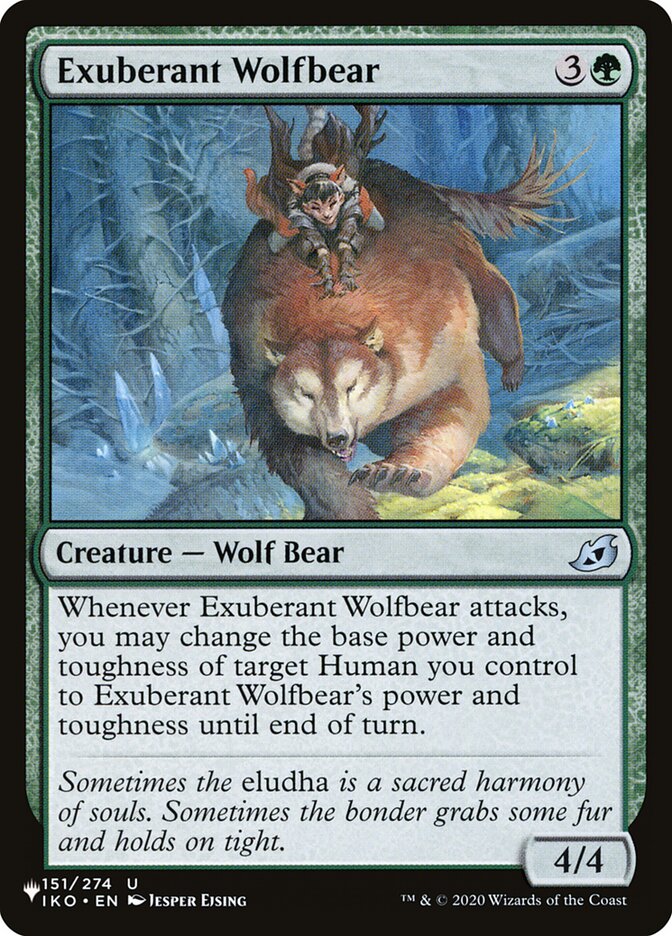 Exuberant Wolfbear [The List] | Arkham Games and Comics