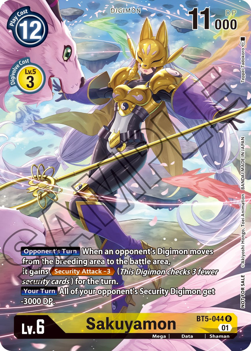 Sakuyamon [BT5-044] (Tamer's Card Set 1) [Battle of Omni Promos] | Arkham Games and Comics