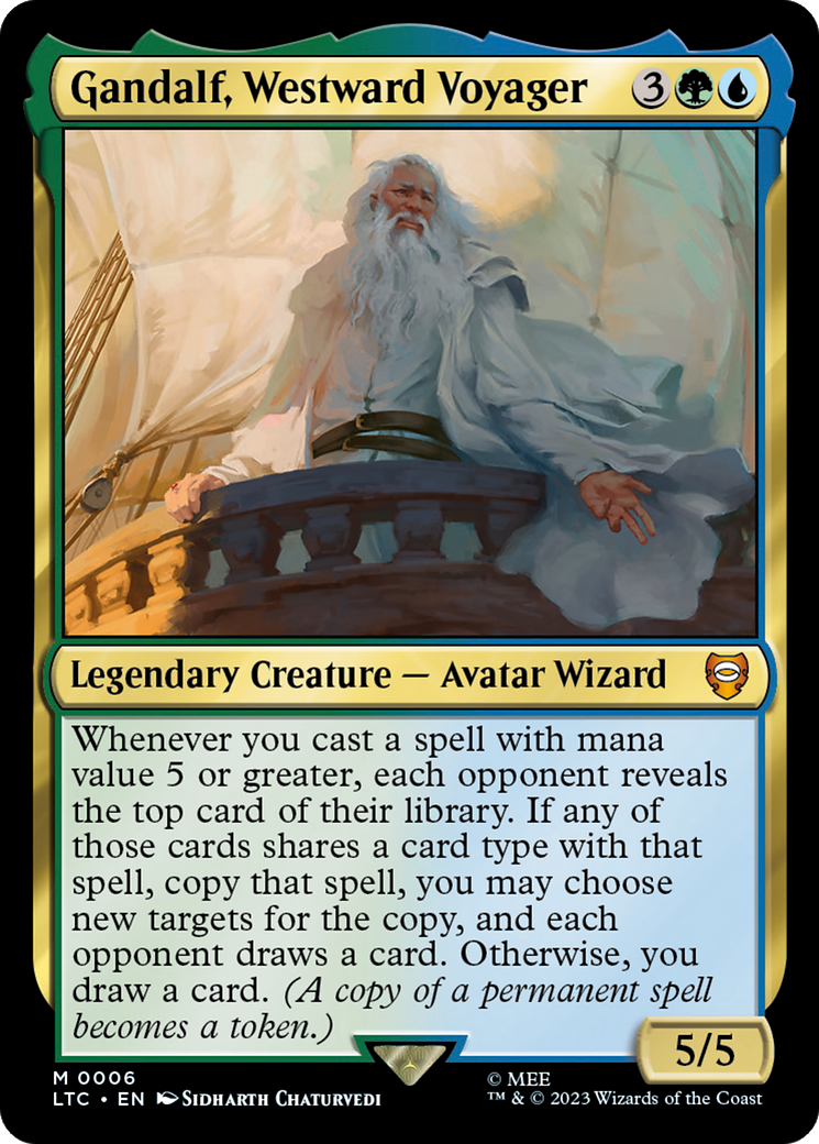 Gandalf, Westward Voyager [The Lord of the Rings: Tales of Middle-Earth Commander] | Arkham Games and Comics