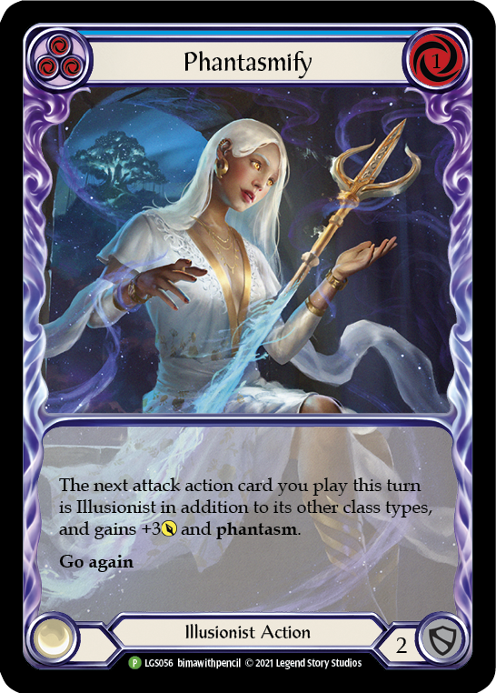 Phantasmify (Blue) [LGS056] (Promo)  Rainbow Foil | Arkham Games and Comics