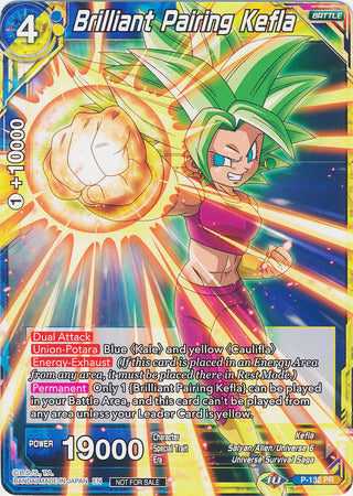 Brilliant Pairing Kefla (Shop Tournament: Assault of Saiyans) (P-132) [Promotion Cards] | Arkham Games and Comics