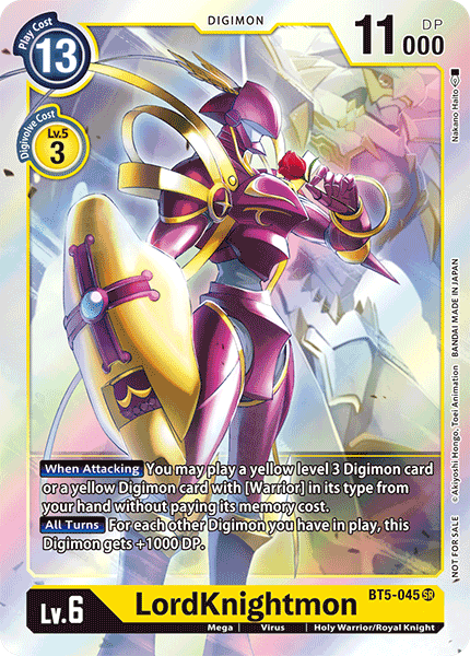 LordKnightmon [BT5-045] (Event Pack) [Battle of Omni Promos] | Arkham Games and Comics