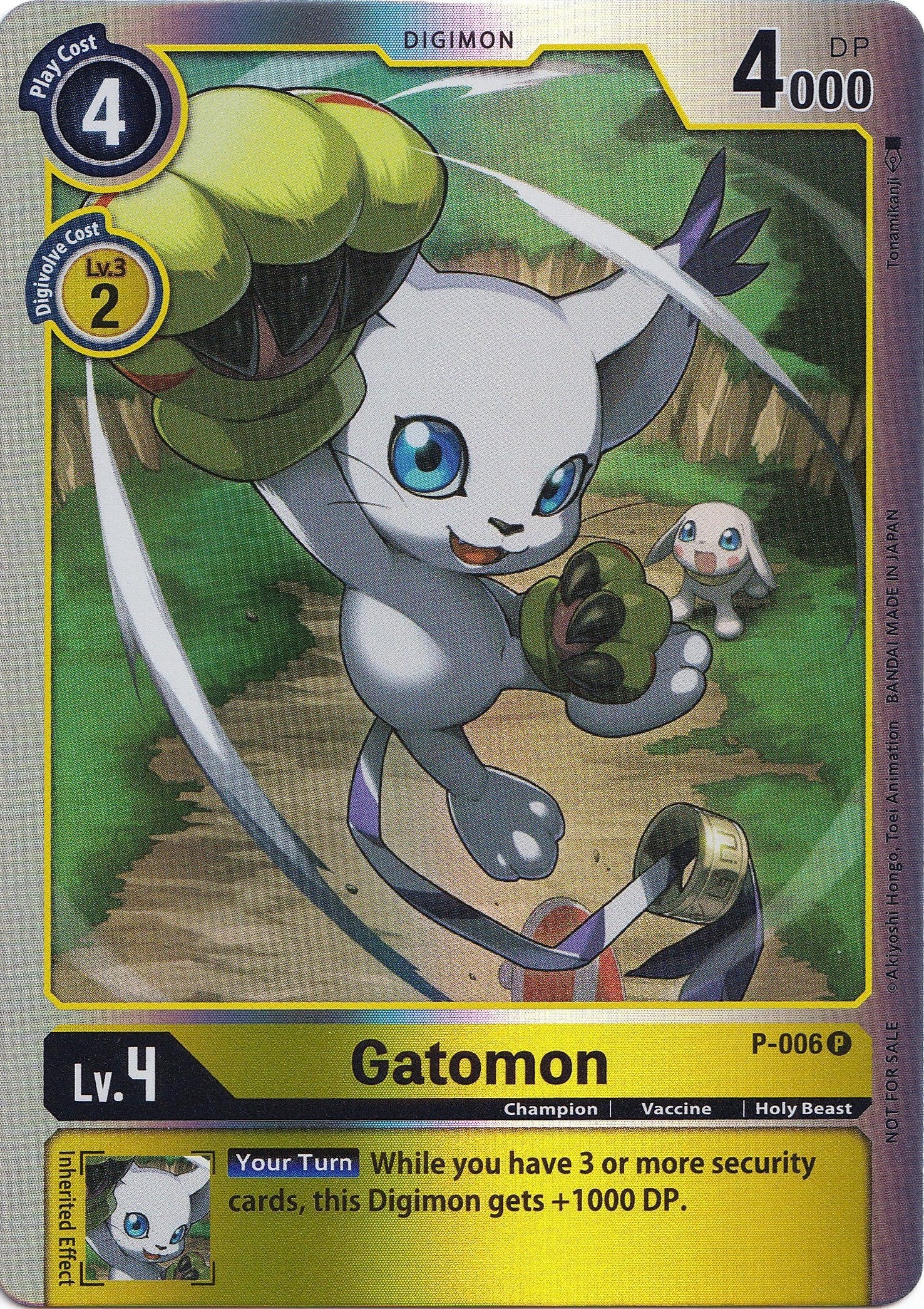 Gatomon [P-006] (Rainbow Foil) [Promotional Cards] | Arkham Games and Comics