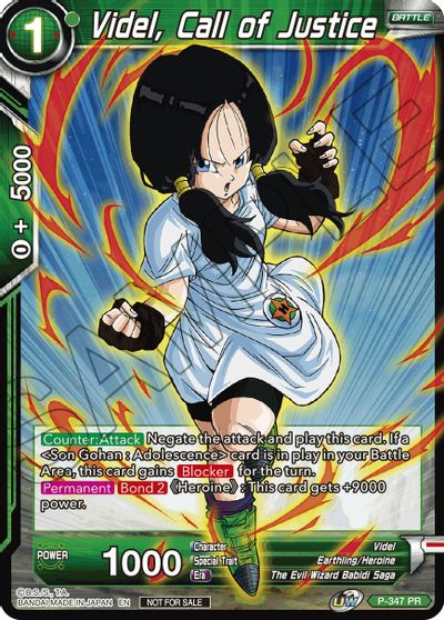 Videl, Call of Justice (P-347) [Tournament Promotion Cards] | Arkham Games and Comics