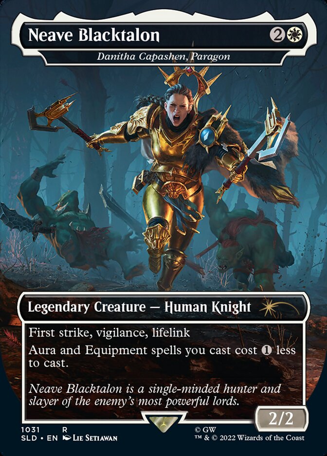 Neave Blacktalon - Danitha Capashen, Paragon (Borderless) [Secret Lair Drop Series] | Arkham Games and Comics