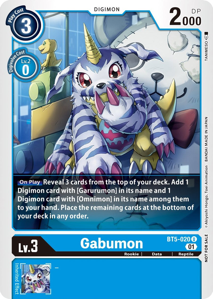 Gabumon [BT5-020] (Winner Pack New Awakening) [Battle of Omni] | Arkham Games and Comics