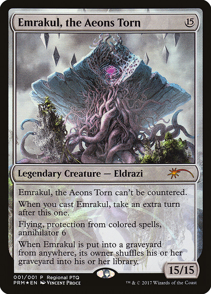 Emrakul, the Aeons Torn (Regional PTQ) [Pro Tour Promos] | Arkham Games and Comics