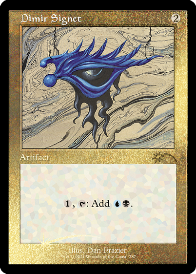 Dimir Signet (Retro) (Foil Etched) [Secret Lair Drop Series] | Arkham Games and Comics