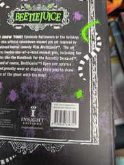 Back of Beetlejuice pin countdown with barcode | Arkham Games and Comics