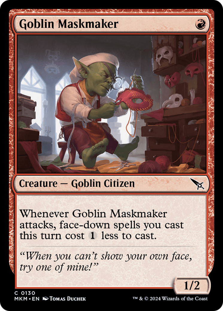 Goblin Maskmaker [Murders at Karlov Manor] | Arkham Games and Comics