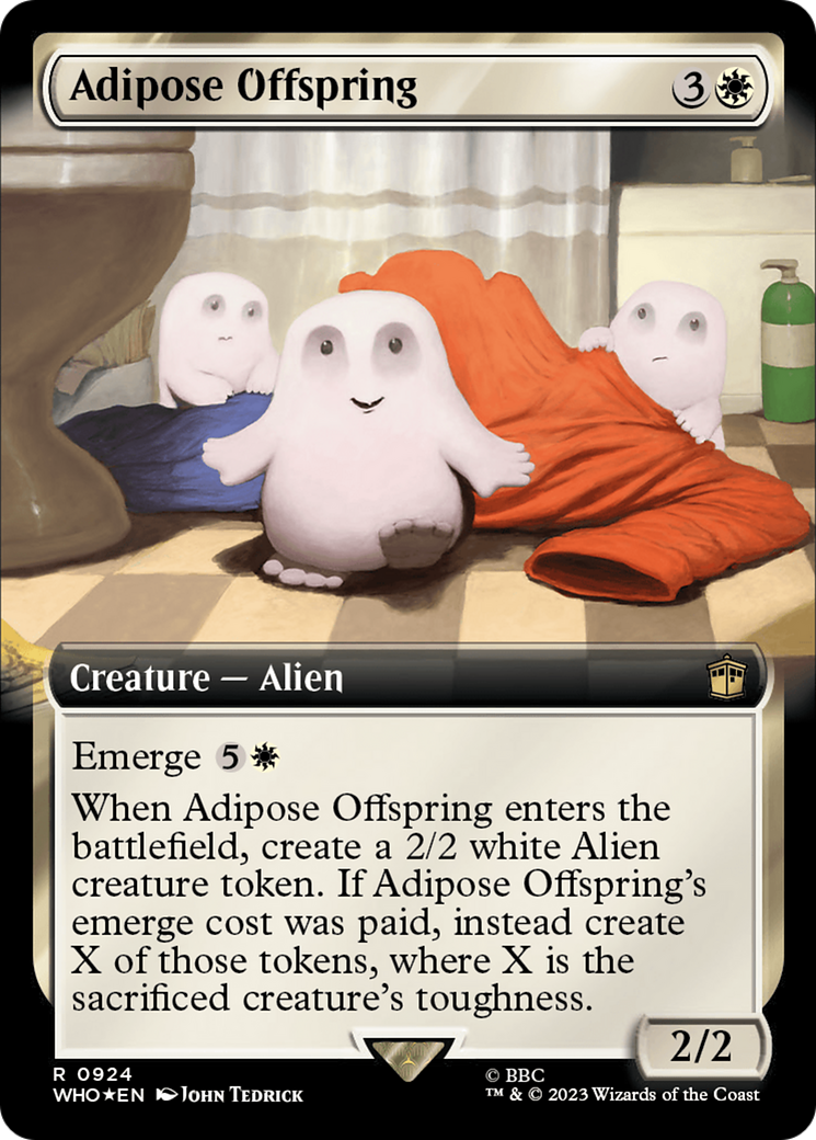 Adipose Offspring (Extended Art) (Surge Foil) [Doctor Who] | Arkham Games and Comics