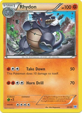 Rhydon (25/30) [XY: Trainer Kit 2 - Latios] | Arkham Games and Comics