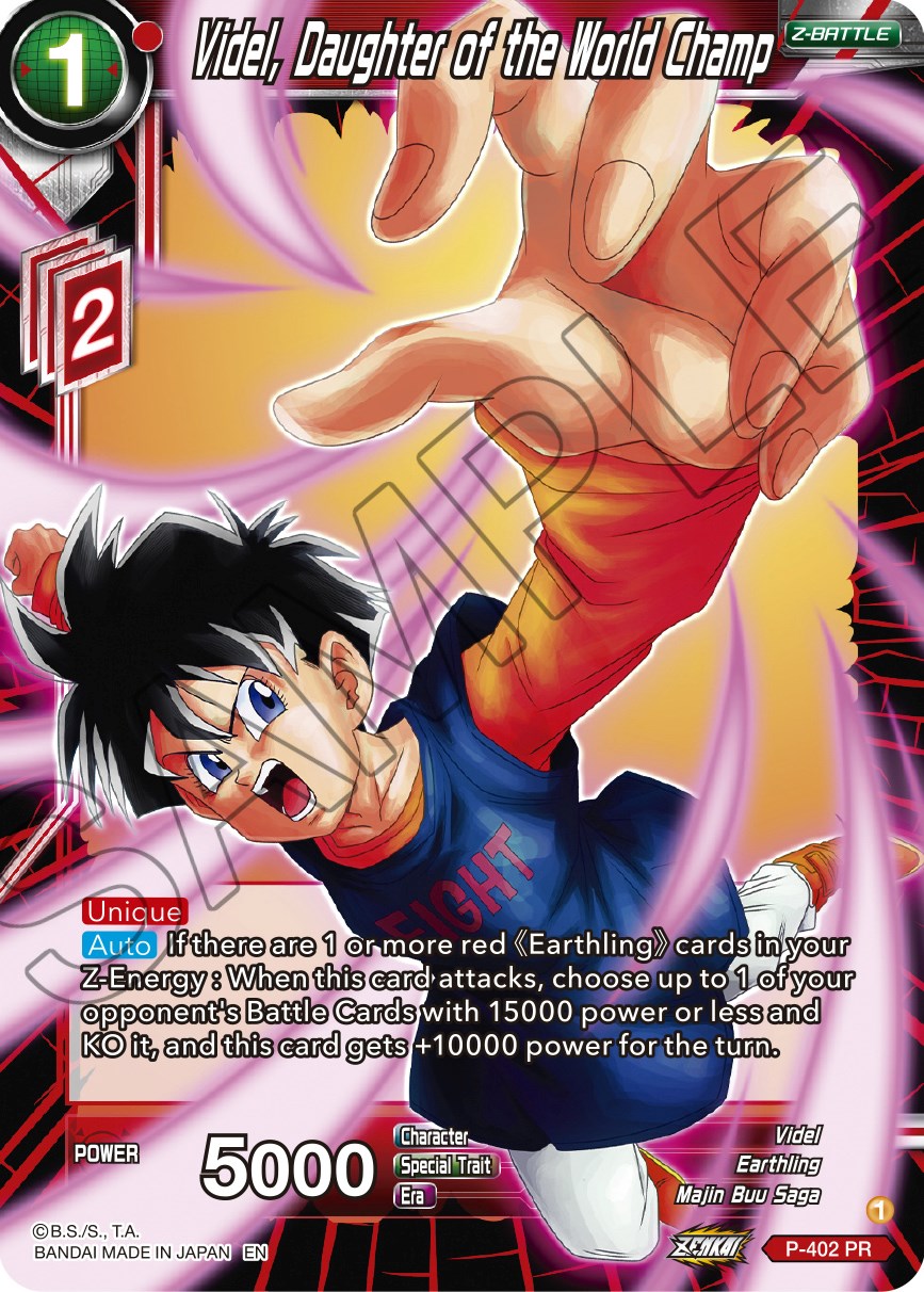 Videl, Daughter of the World Champ (P-402) [Promotion Cards] | Arkham Games and Comics